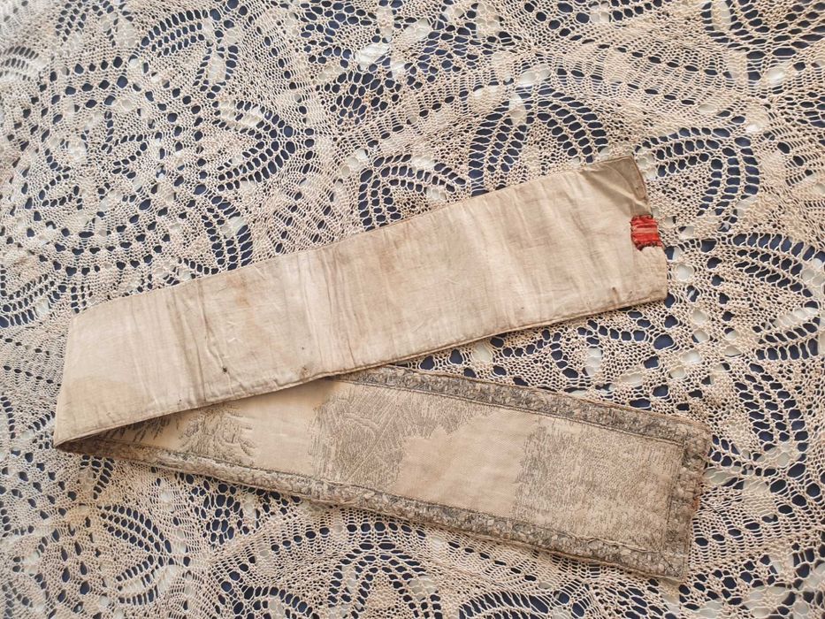 Автентичен колан,пояс -везан със сърма