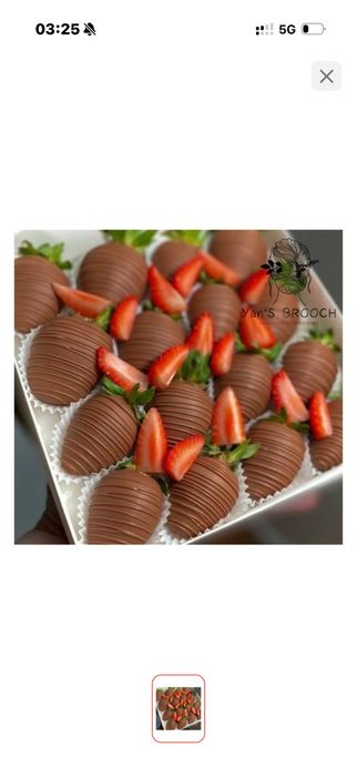 Клубника в шоколаде.