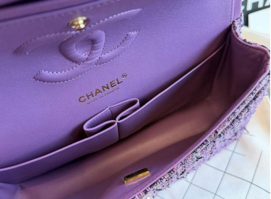 Chanel Tweed Flap Bag