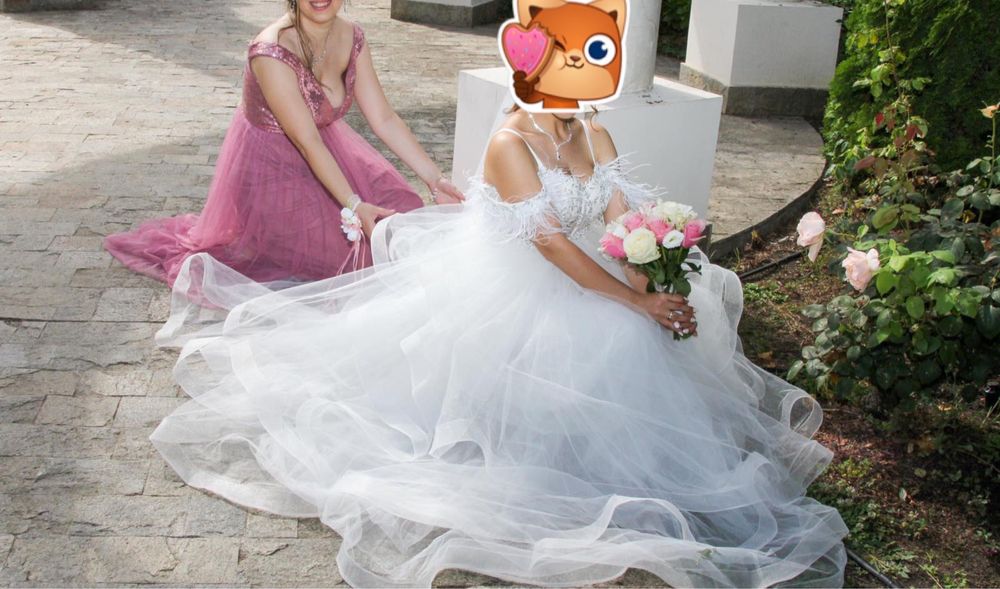 Сватбена рокля размер S