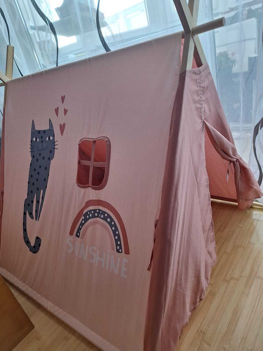 Cort de joacă pentru copii Homestyling Kids Collection în stil A-frame