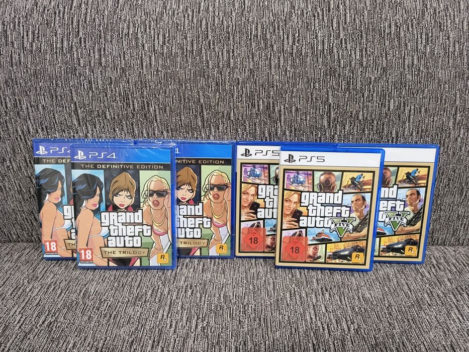 GTA 5  V  , GTA Trilogy PS4 PS5 Playstation 4 5