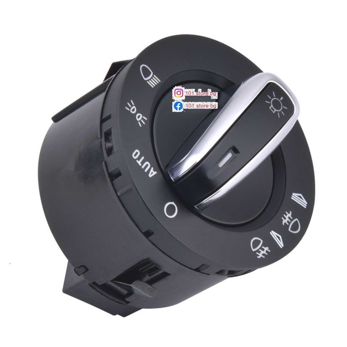 Ключ за фарове главни светлини с хром audi А6 C6 S6 RS6 Q7