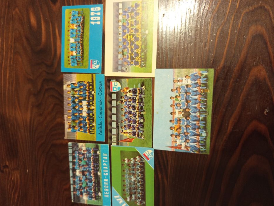 Футболни ретро календарчета на  ФК Левски