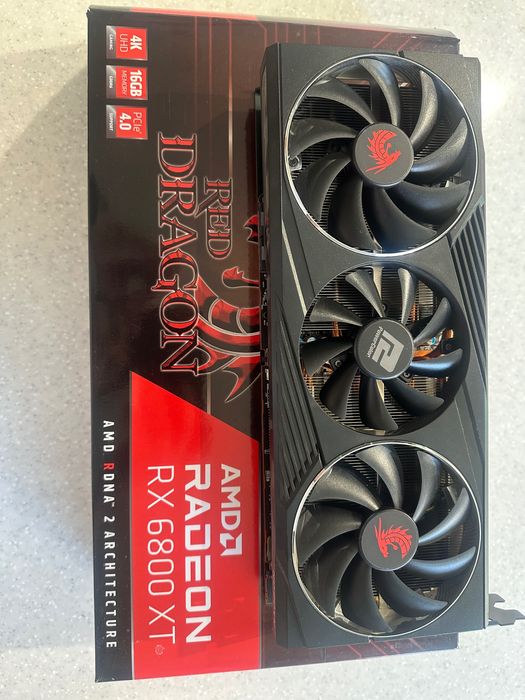 Видеокарта Radeon 6800xt 16 gb