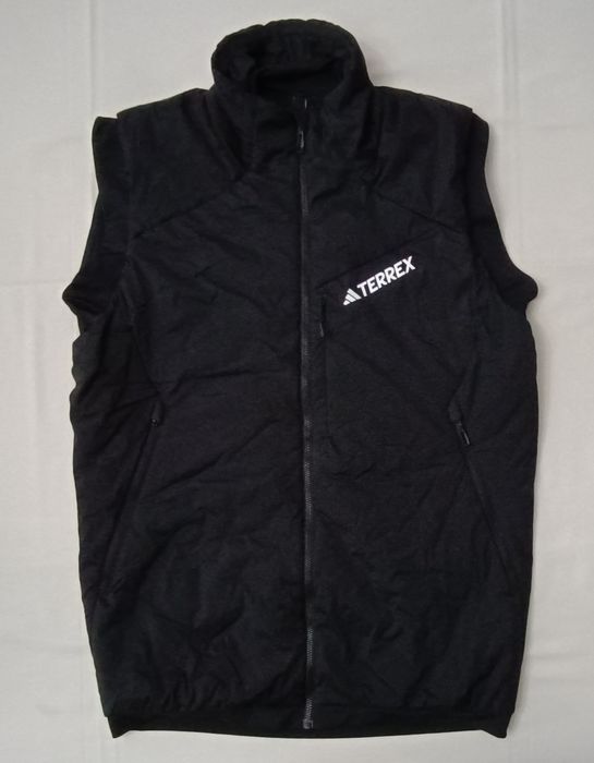 Adidas Terrex Techrock Stretch PrimaLoft Vest оригинален елек M Адидас спорт черна грейка горно яке