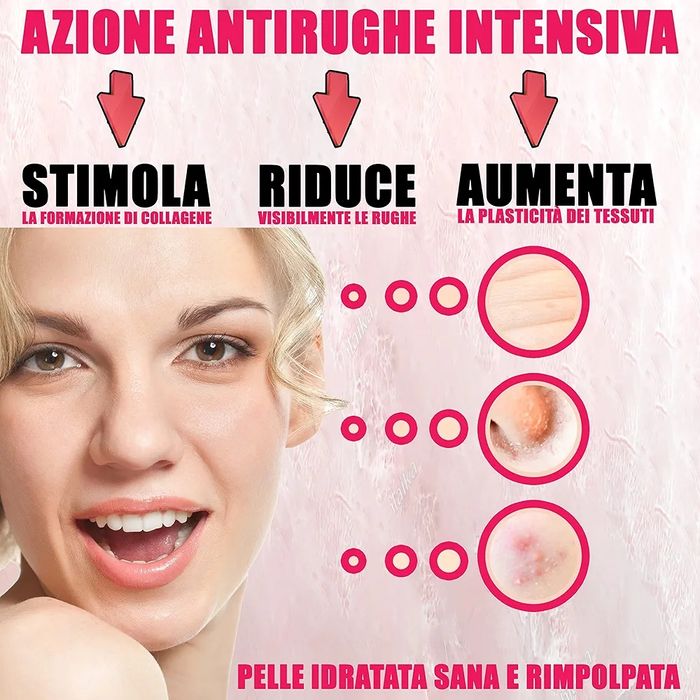Palazzo Rosa Ser de Acid Hialuronic pentru Faţă - Anti-Riduri, 30 ml.