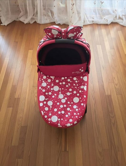 Cybex Priam Platinum Jeremy Scott Petticoat Red – пълен комплект детска количка