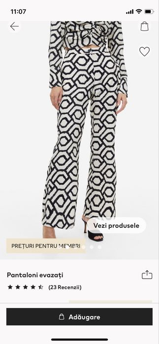Pantaloni vaporosi HM