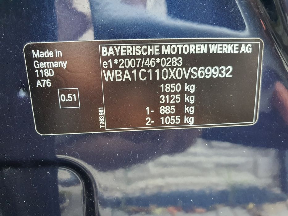 BMW Seria 1, 118D, 2012