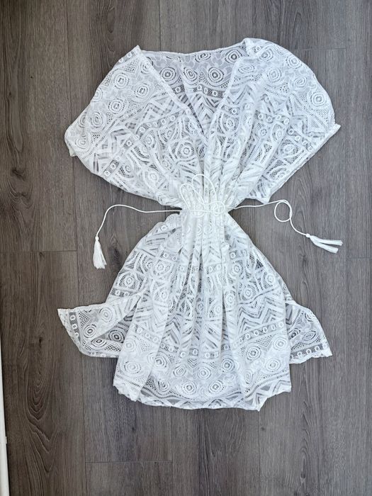 Lot 5 costume de baie+rochie plaja semitransparenta, XsS