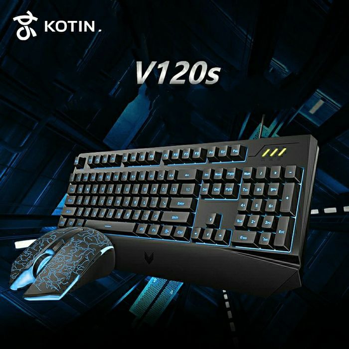 Rapoo V120S (2в1) Игровая Мембраная клавиатура и мышка/мышь СКИДКА