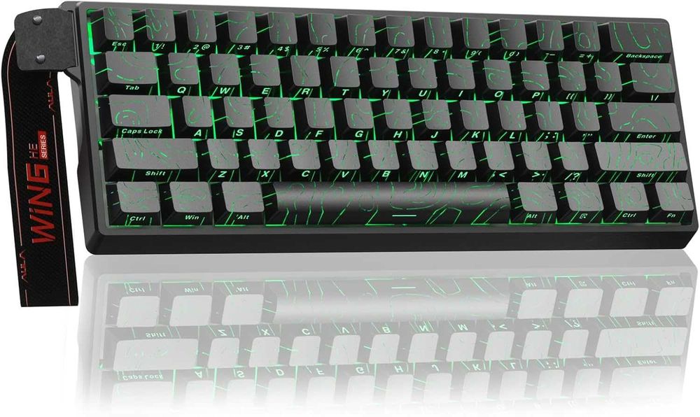 Клавиатура AULA WIN60 HE 60% Hall Effect Black