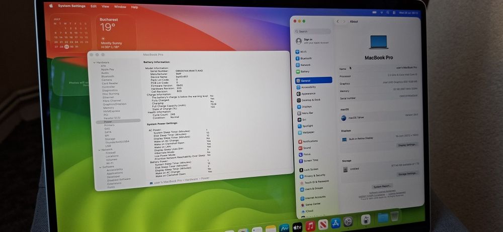 MacBook Pro 16", 2019 2.3  GHz 8-Core Intel Core i9, 32GB RAM 1TB SSD