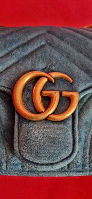 Geanta Gucci Marmont velvet