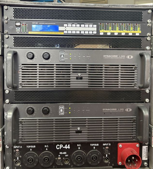 Dynacord l2400, dsp 260, case si distributie 380v