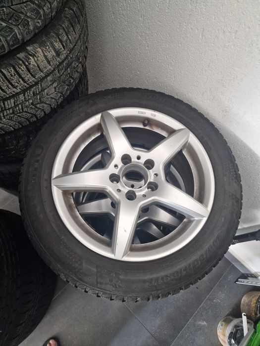 Jante aliaj Mercedes W204 R16 + anvelope iarnă