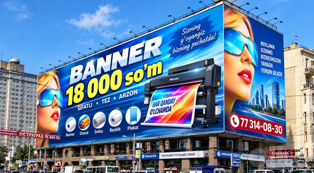 BANNER !  Arakal ! Setka ! Nakleyka ! 3D harflar