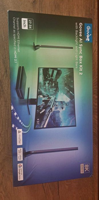 Govee AI Gaming Sync Box Kit 2 - HDMI 2.1, 4K/144Hz (27-34'')