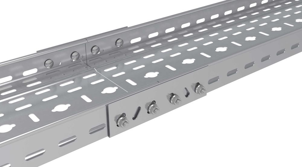 Перфорированный кабельный лоток H:50 W:400 Т:1 / L:3000 | kabel lotok