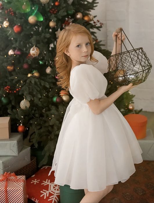 Платье белоснежное