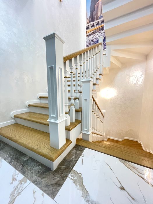 Yog’och va MDF zina yasaymiz o’rnatamiz.  Профессиональная установка