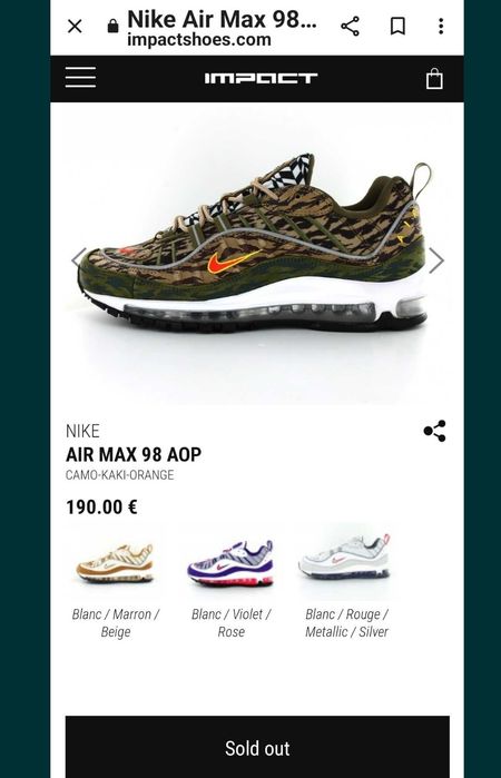 Оригинални Nike air max 98 номер 42