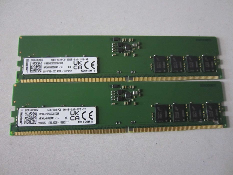 Памет 32GB 5600  DDR5  за десктоп KINGSTON кит 2 x 16GB
