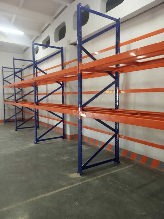 Стеллаж палетный. Замеры, доставка, монтаж.