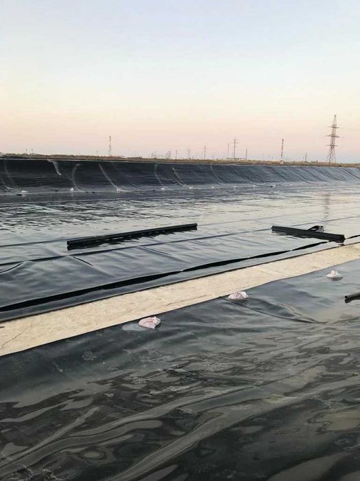 Монтаж геомембраны