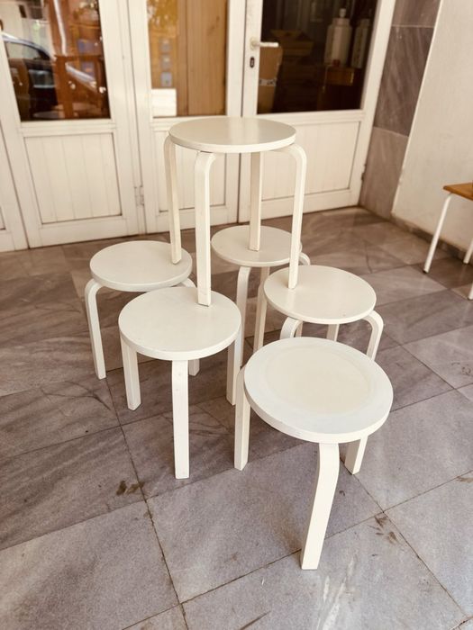 Винтидж шведски табуретки Икеа