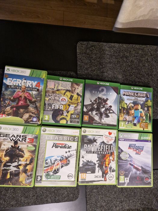 Xbox one s 1TB + 8 jocuri+ 2 controler+ volan