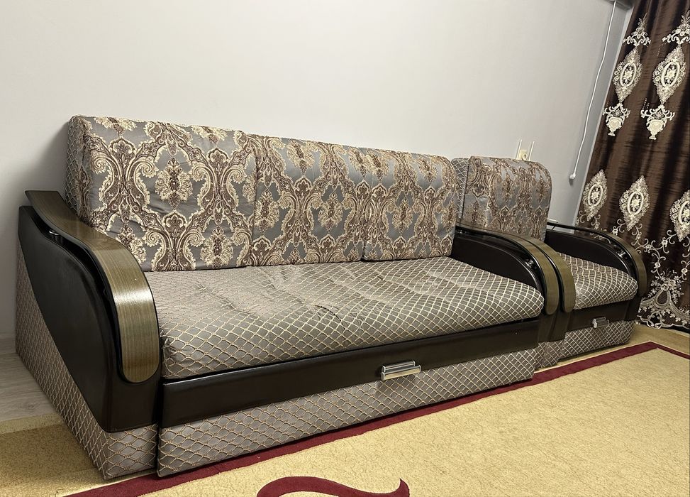 Диван раскладной с креслом