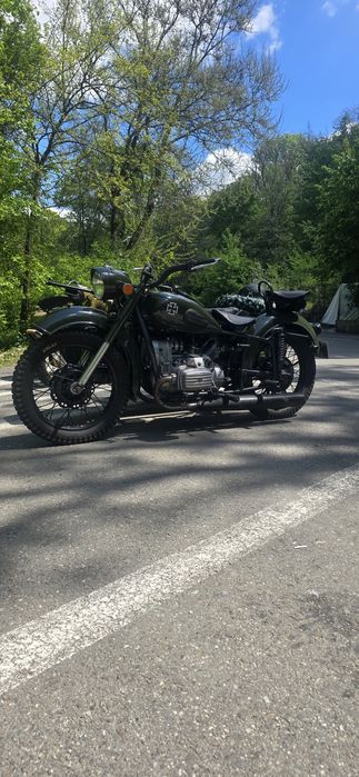 motocicleta cu atasa ural k650  dnepr mt11