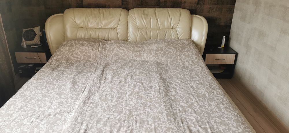 Кожена спалня за матрак 200/220