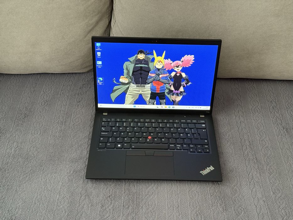 Като Нов 14'FHD+IPS Touchscreen/Ryzen 5 Pro-7540u/Lenovo Thinkpad T14s Gen4/16GB LPDDR5x/256GB SSD/Гаранция 30 Месеца