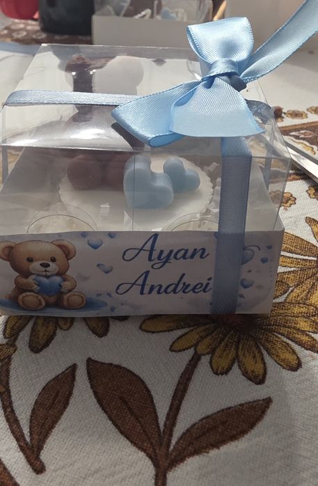 Marturii botez din ceara de soia naturala parfumata