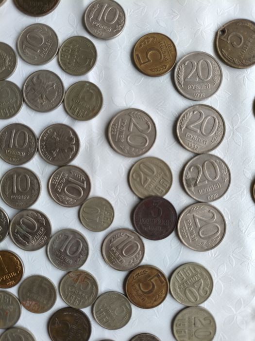 Монеты (рублей) с 1961года