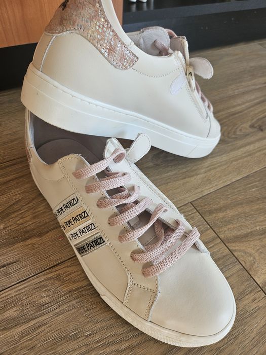 Кожени сникърси Patrizia Pepe