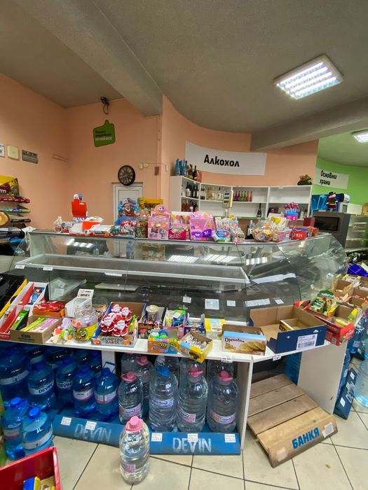 Хладилна витрина за магазин,ъглова