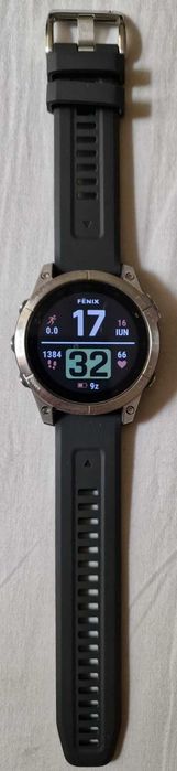 Garmin Fenix 7, 47mm, silver/graphite,  impecabil