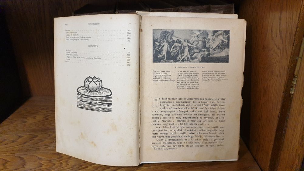 Set de carte veche – „A Világ Történelme” (Istoria lumii), 5 volume (I