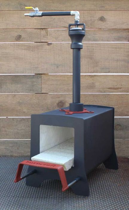 Ковашка газова пещ на пропан, оджак, коване, за хоби правене на ножове