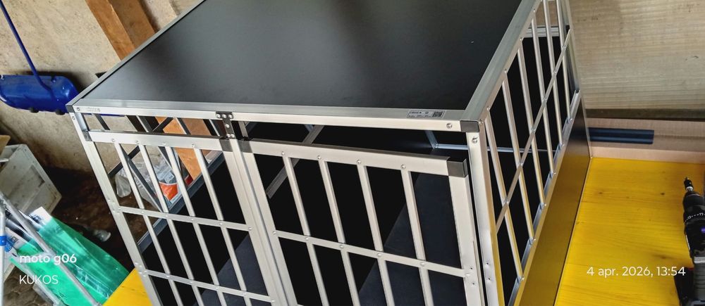 cușcă dubla transport câini talie medie. 650 lei