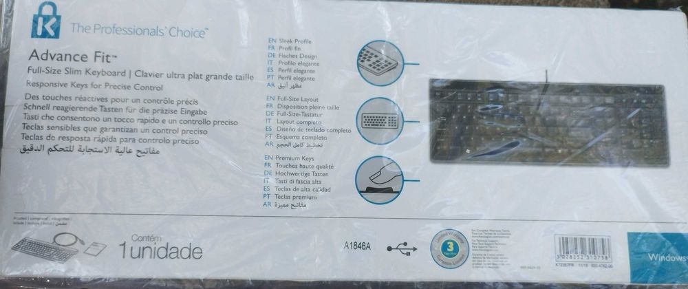 намалена Kensington Чисто нова тънка, лека и ергономична клавиатура