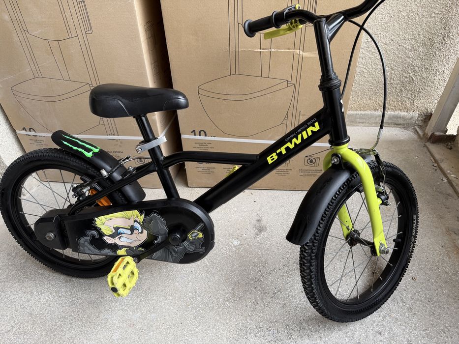 Bicicleta copii DARK-HERO 500 + bara initiere gratuit