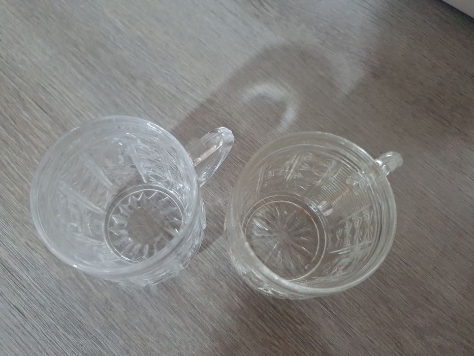 Рюмки, советский хрусталь.