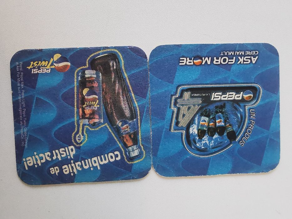 Suport Pahar Pepsi Suporti pahar Biscuiti Set coastere Pepsi