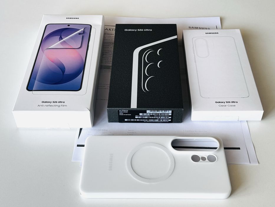 НОВ! Samsung Galaxy S26 Ultra 5G Dual Sim 12GB RAM 256GB Гаранция.