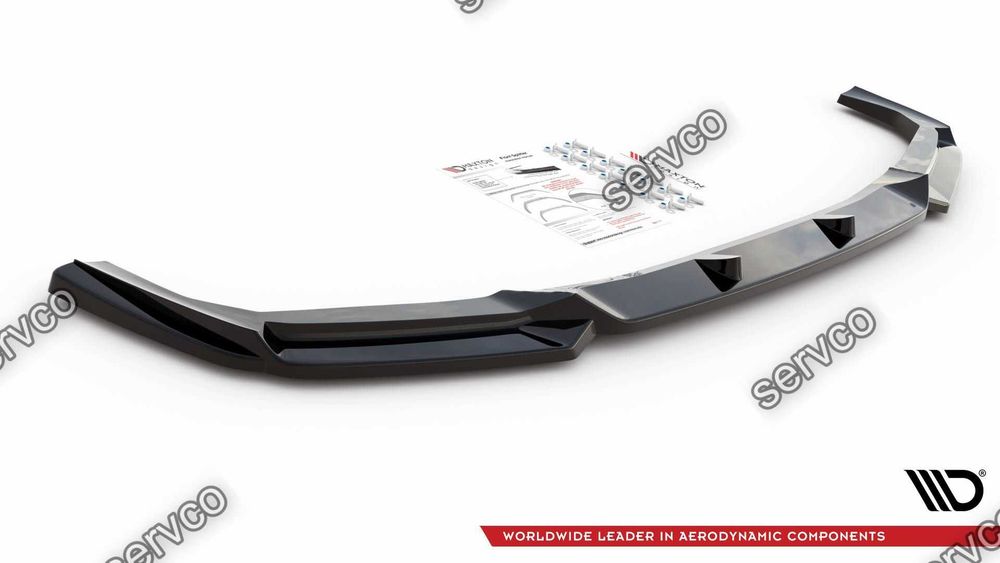 Prelungire splitter bara fata Bmw X5M F95 2018- v2 - Maxton Design